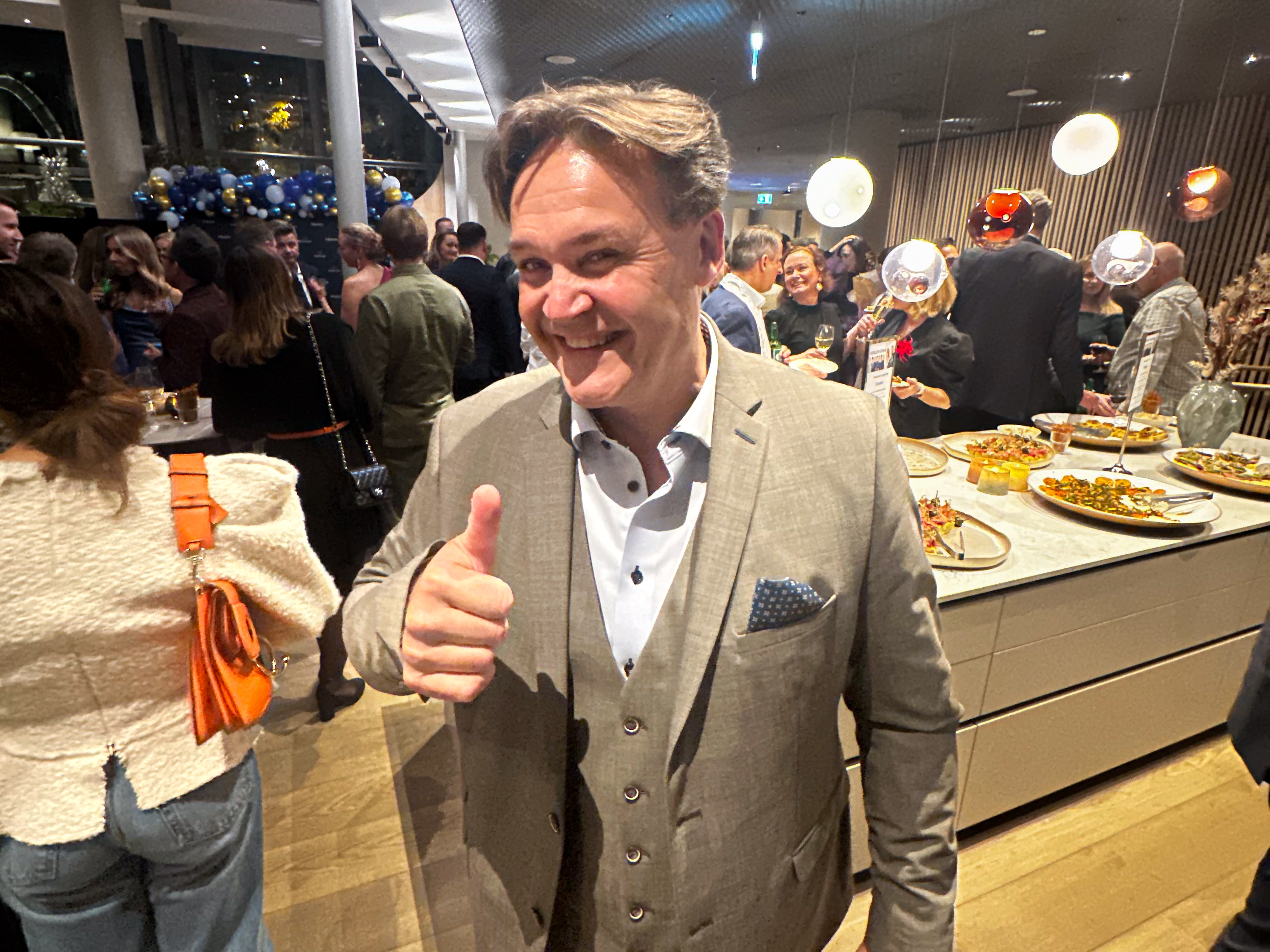 Frank Olsen, administrerende direktør i Rørkjøp er strålende fornøyd etter lanseringen av tv-serien "Rørleggeren" 