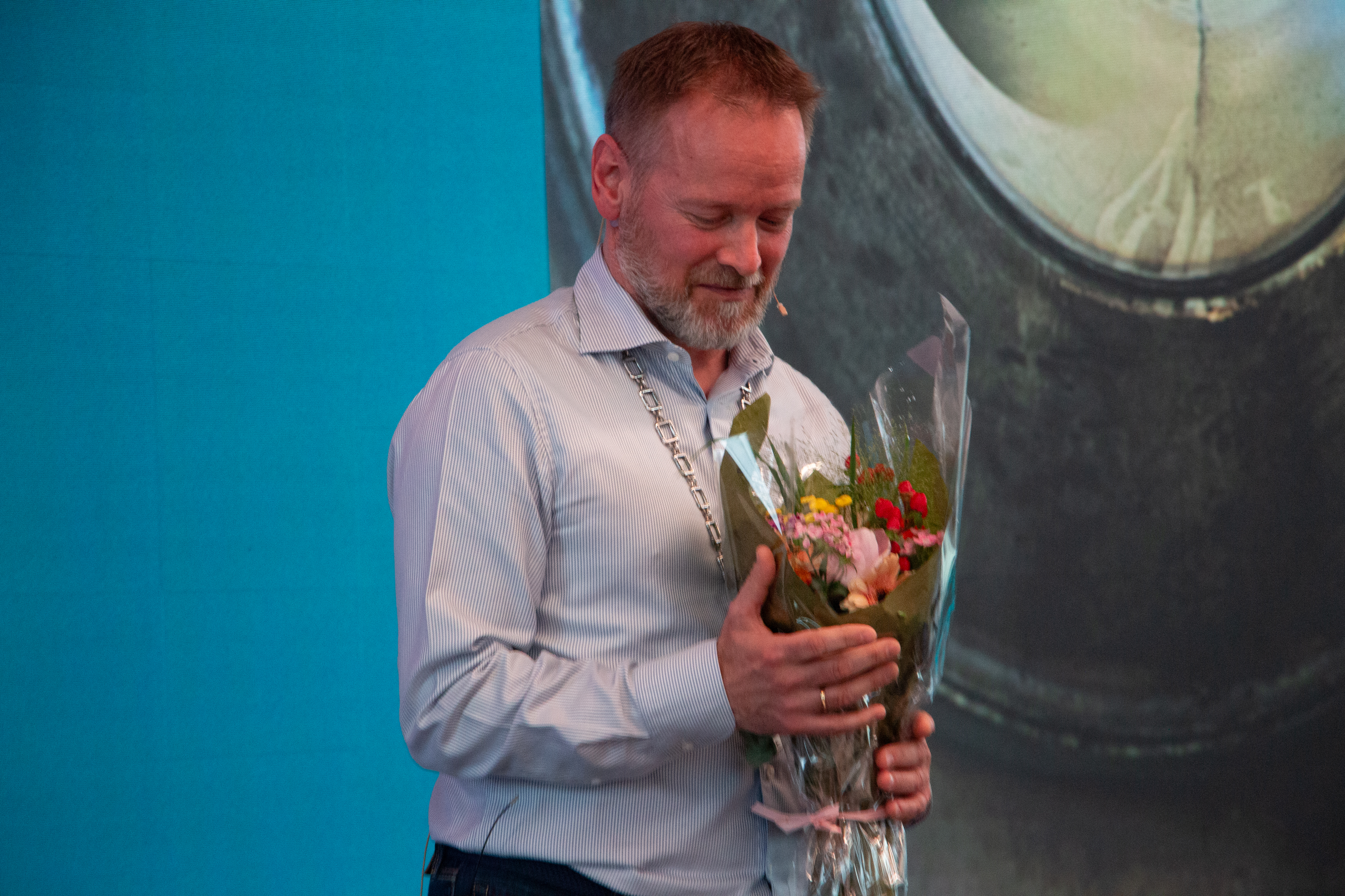 Torkild Korsnes ble tildelt hederstegn i sølv.