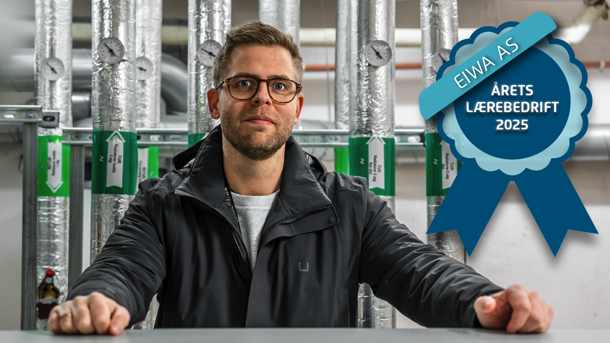 Daniel Eik, daglig leder i Eiwa, Årets Lærebedrift 2025.