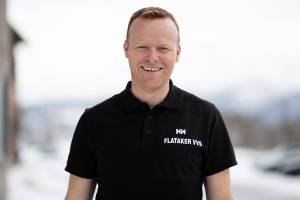 Svein Arild Flataker, daglig leder i Flataker VVS. Foto: Flataker VVS