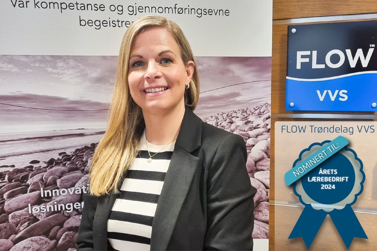 Bilde av Monica Loe, daglig leder i FLOW Trøndelag VVS.