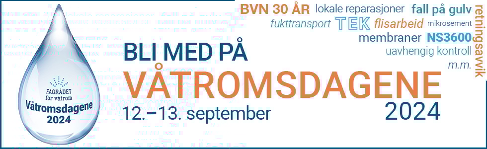 Bli med på Våtromsdagene 2024