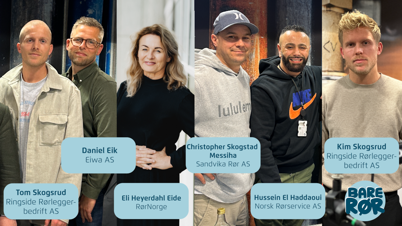 Podcast-hostene i Bare Rør