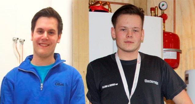 Joakim Nyquist og Alexander Nygård Mathisen er videre til NM i rørleggerfaget under Yrkes-NM 2016.