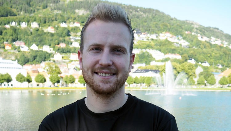 Bergensgutten Didrik (25) gleder seg til å gjennomføre svenneprøve og sikte mot førsteplass på scenen i rørlegger-NM 2017, under Bygg Reis Deg i Lillestrøm i oktober.