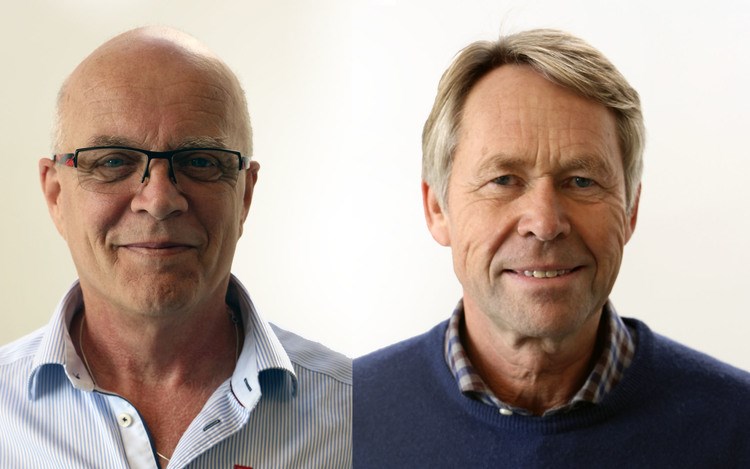 Brede Pedersen og Martin Rynning gikk ut av Rørentreprenørene Norges styre i mai 2020, etter sju år.