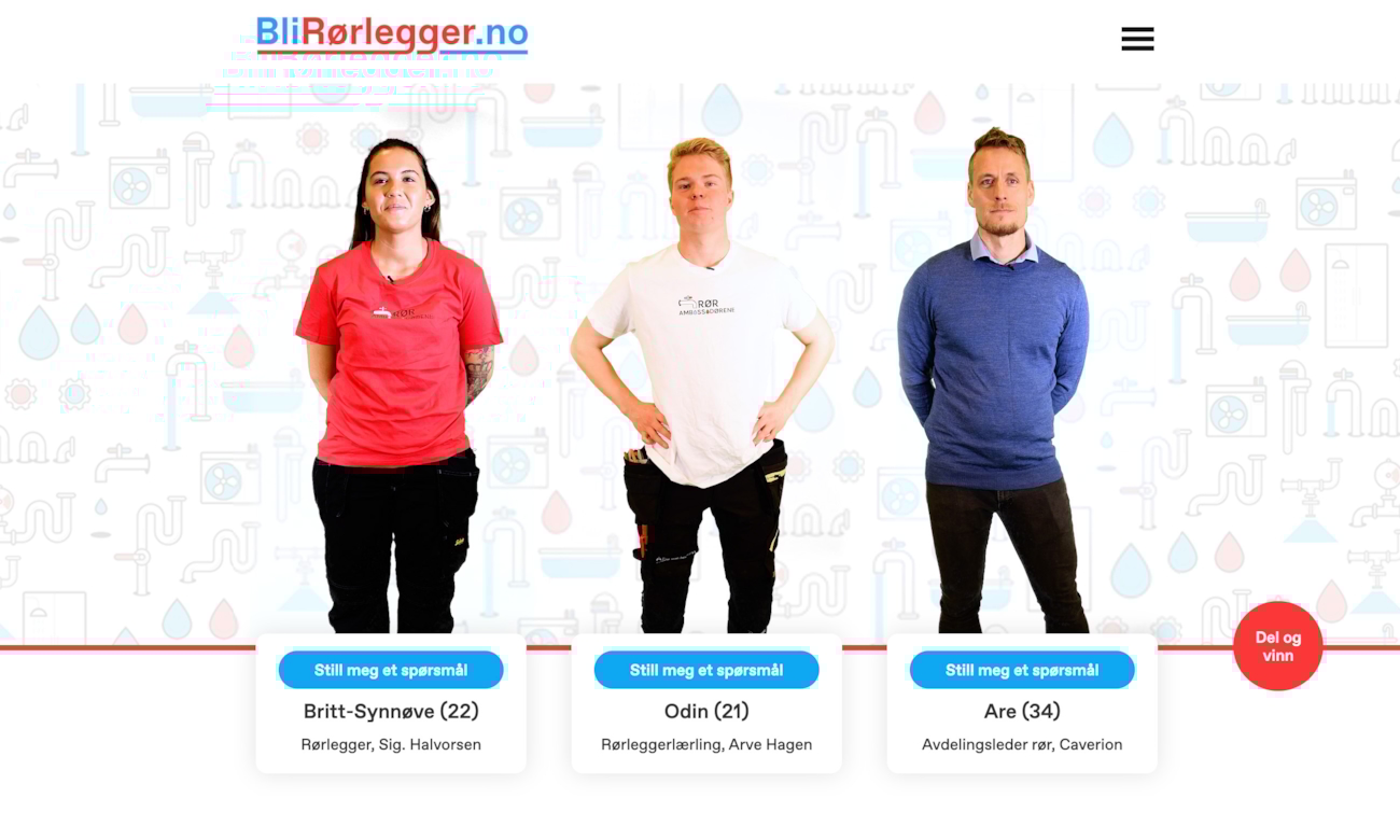 skjermdump av den digitale standen på blirorlegger.no