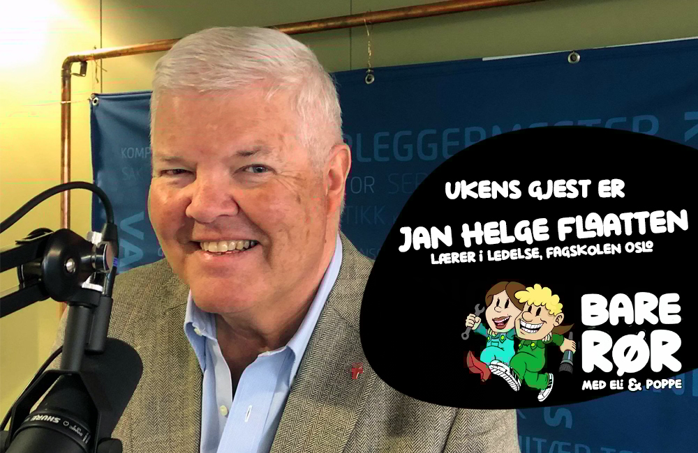 Jan Helge Flaatten i studio.