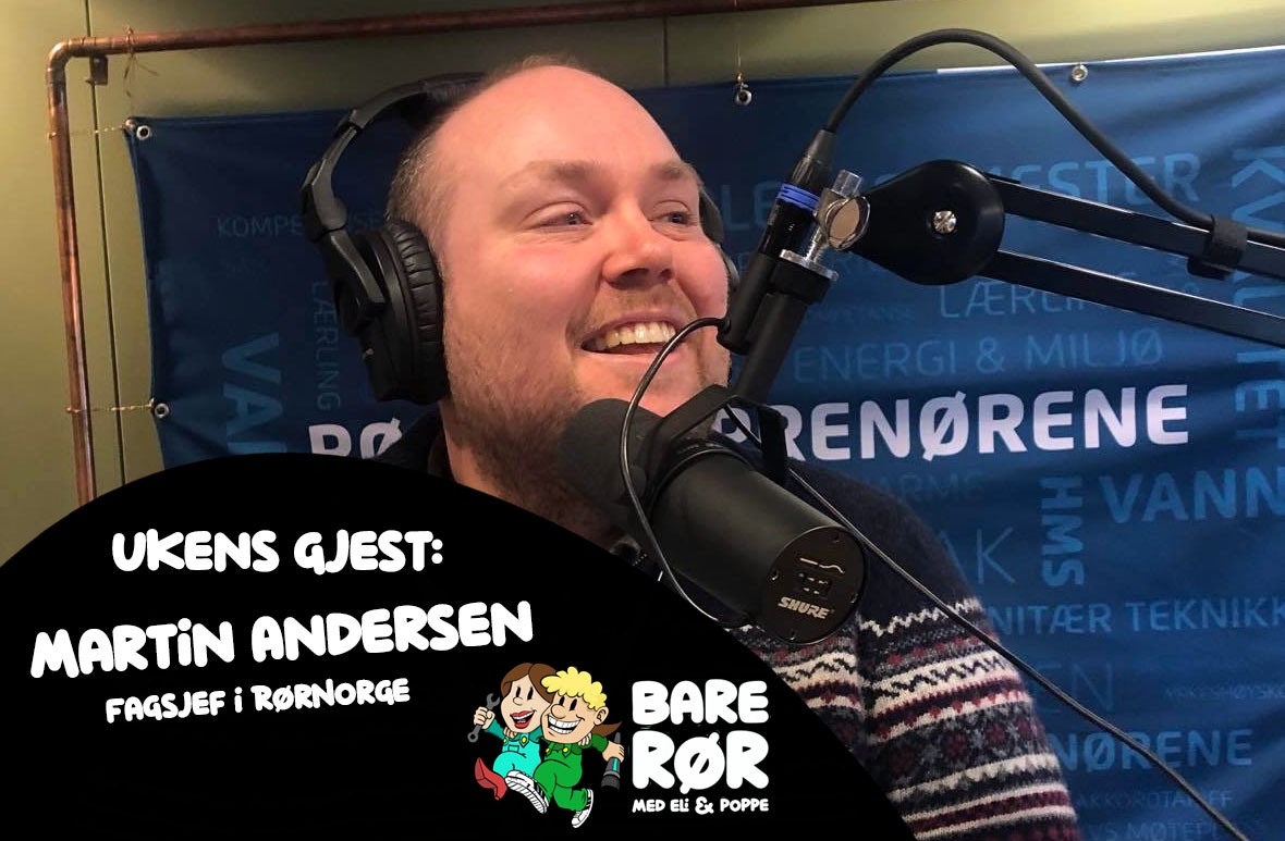 Fagsjef Martin Andersen i Rørentreprenørene Norge